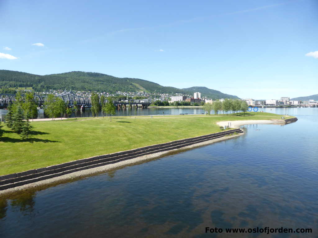 Holmennokken badeplass Drammen Drammenselva