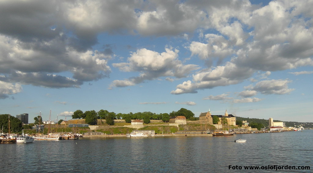 Akershus Slott Festning Havnepromenaden Oslo