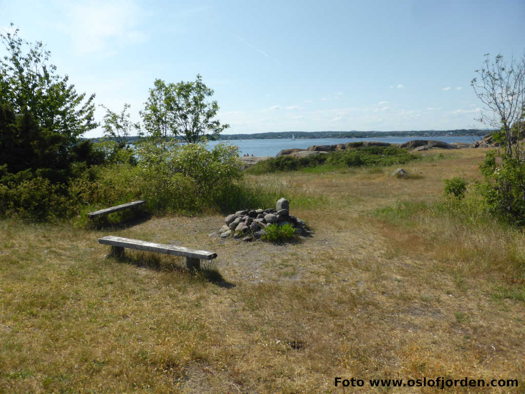 Hellesøya uthavn naturhavn teltplass Sandefjordsfjorden